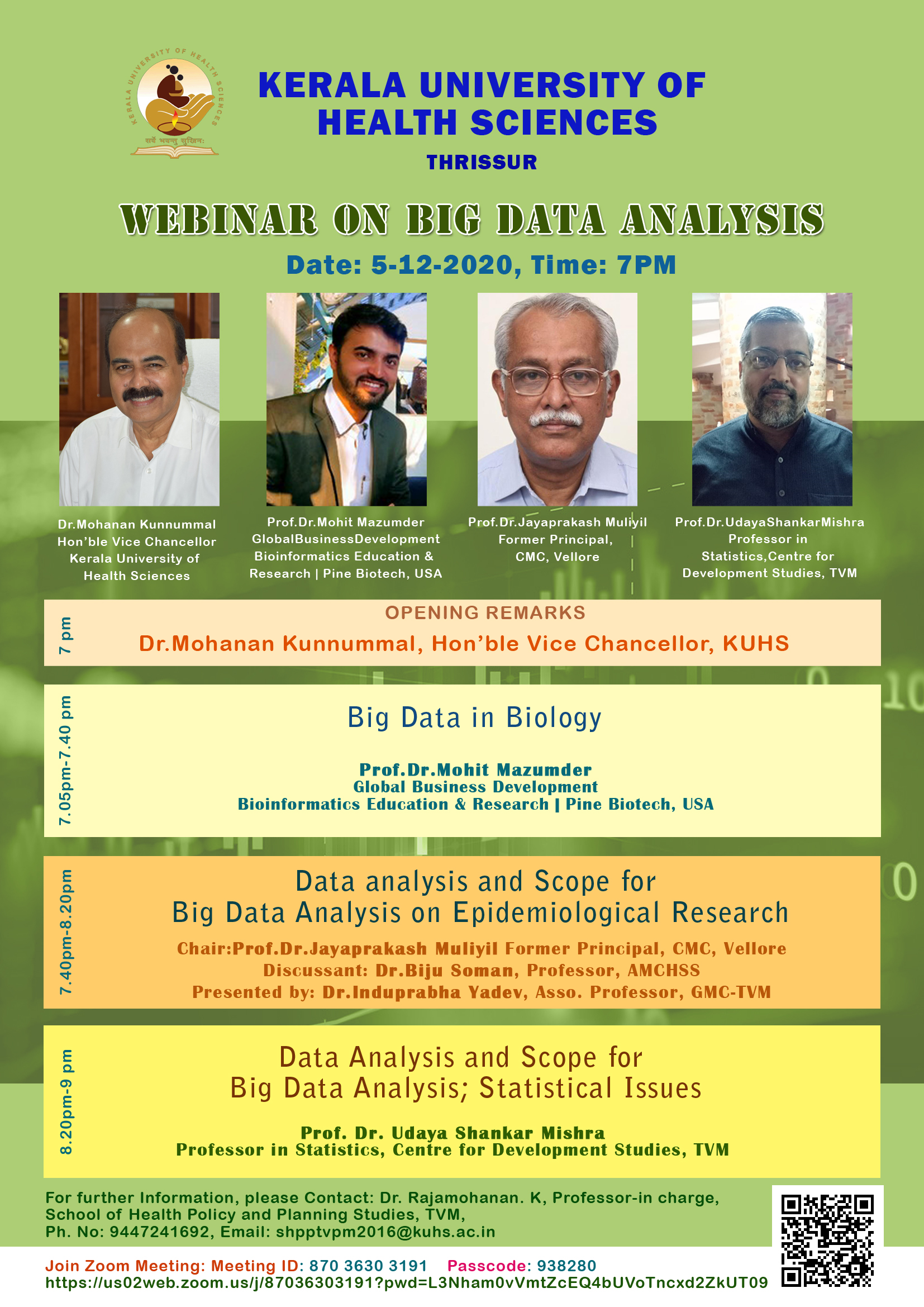 Webinar on Big Data Analysis