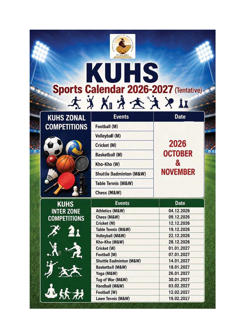 Annual Sports Fixture Meeting 2026–27